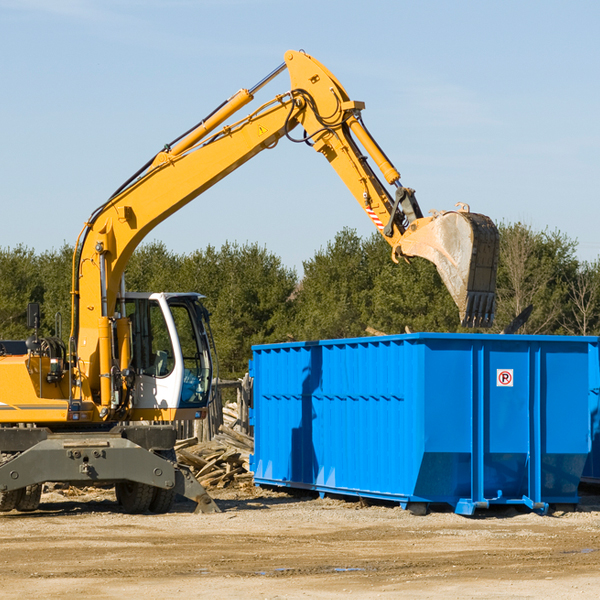 can i choose the location where the residential dumpster will be placed in Clarkedale AR